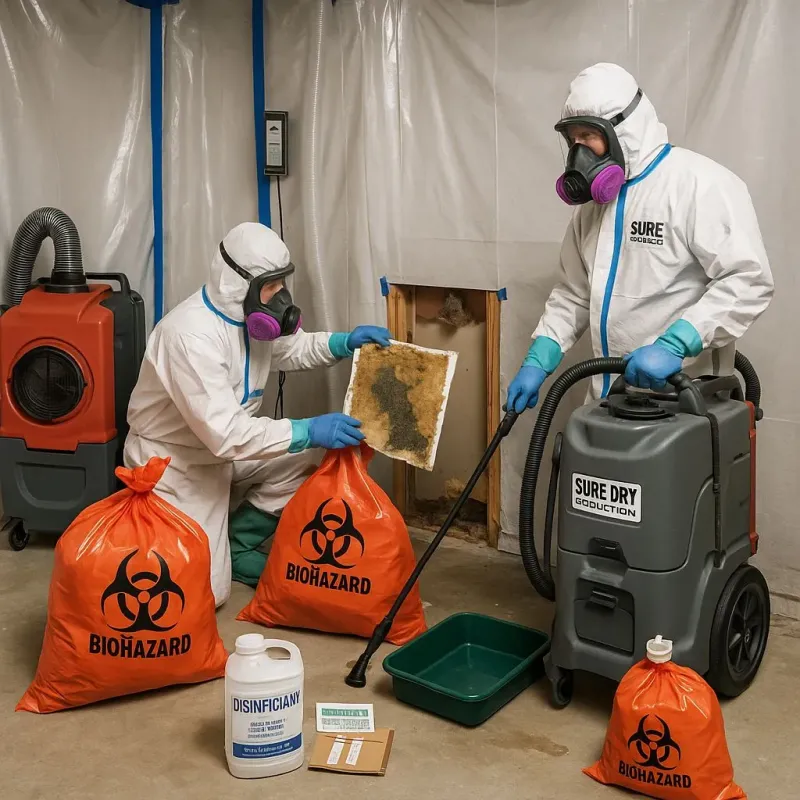 Contaminated Water Handling Protocols process in Stanton, CA